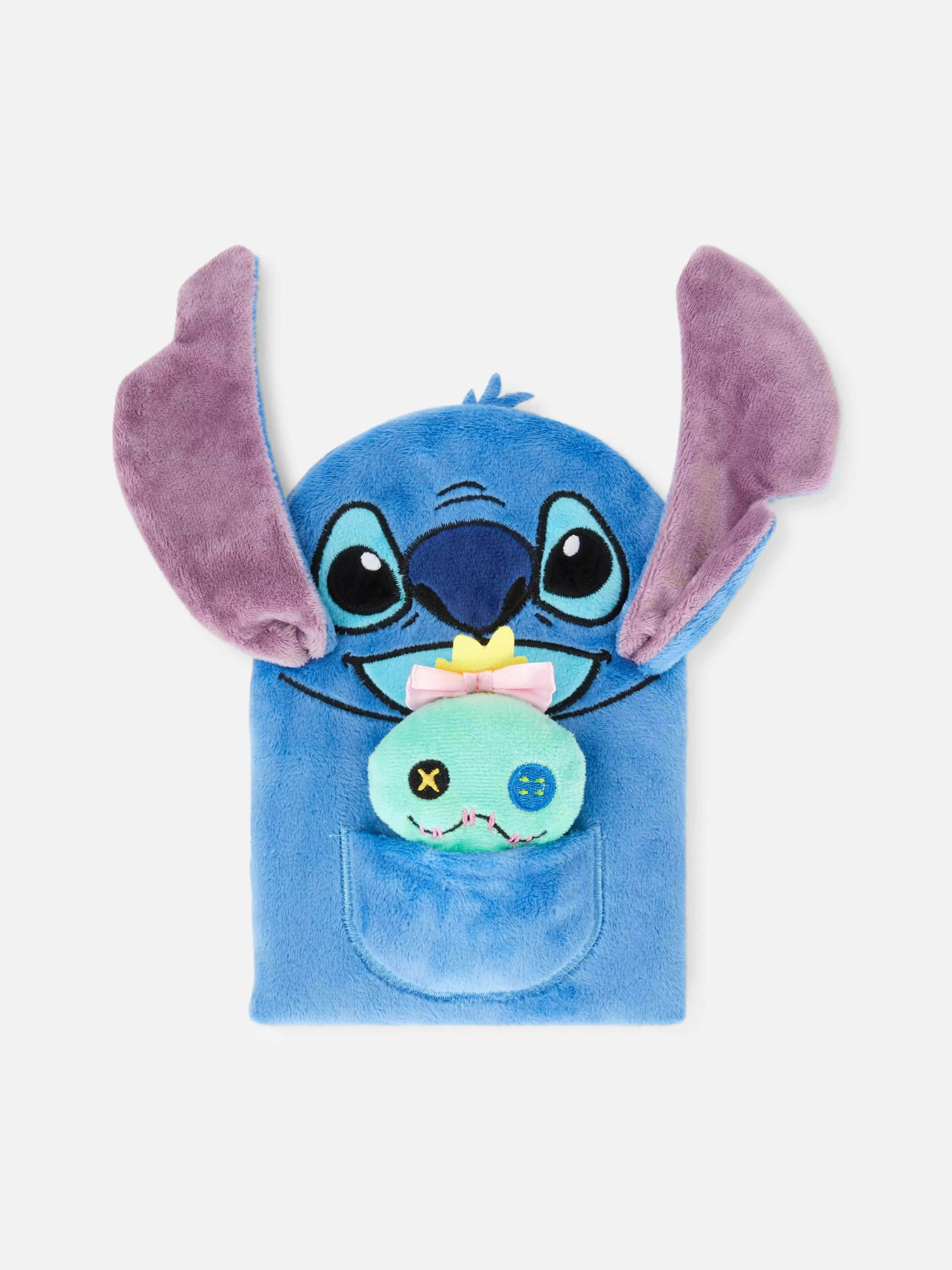 Primark Notizbücher | „Disney Stitch & Schrulle“ Plüschtier-Tagebuch Rosa