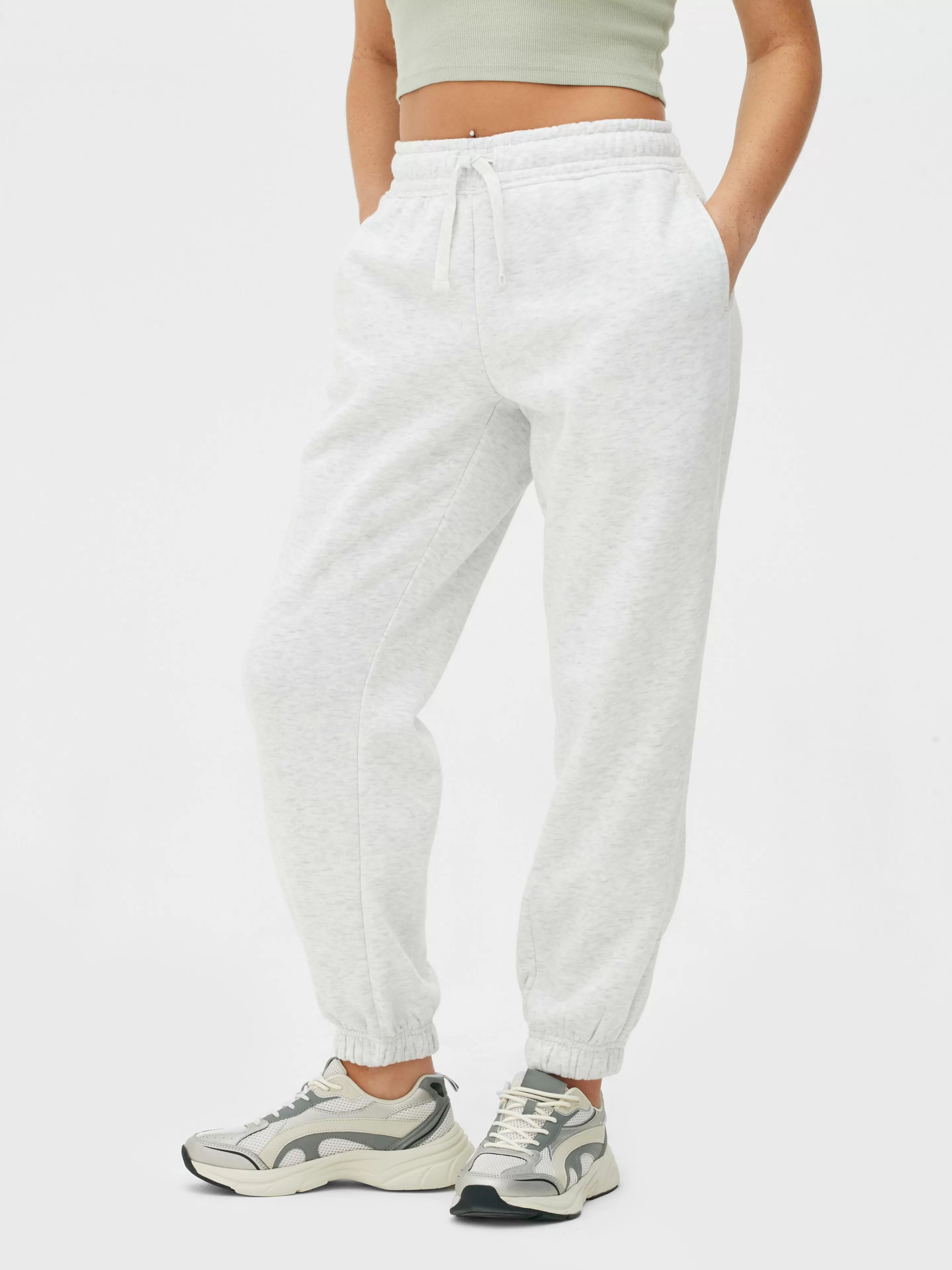 Primark Loungewear | Jogginghosen | Jogginghose Mit Kordelzug In Regulärer Passform Grau meliert