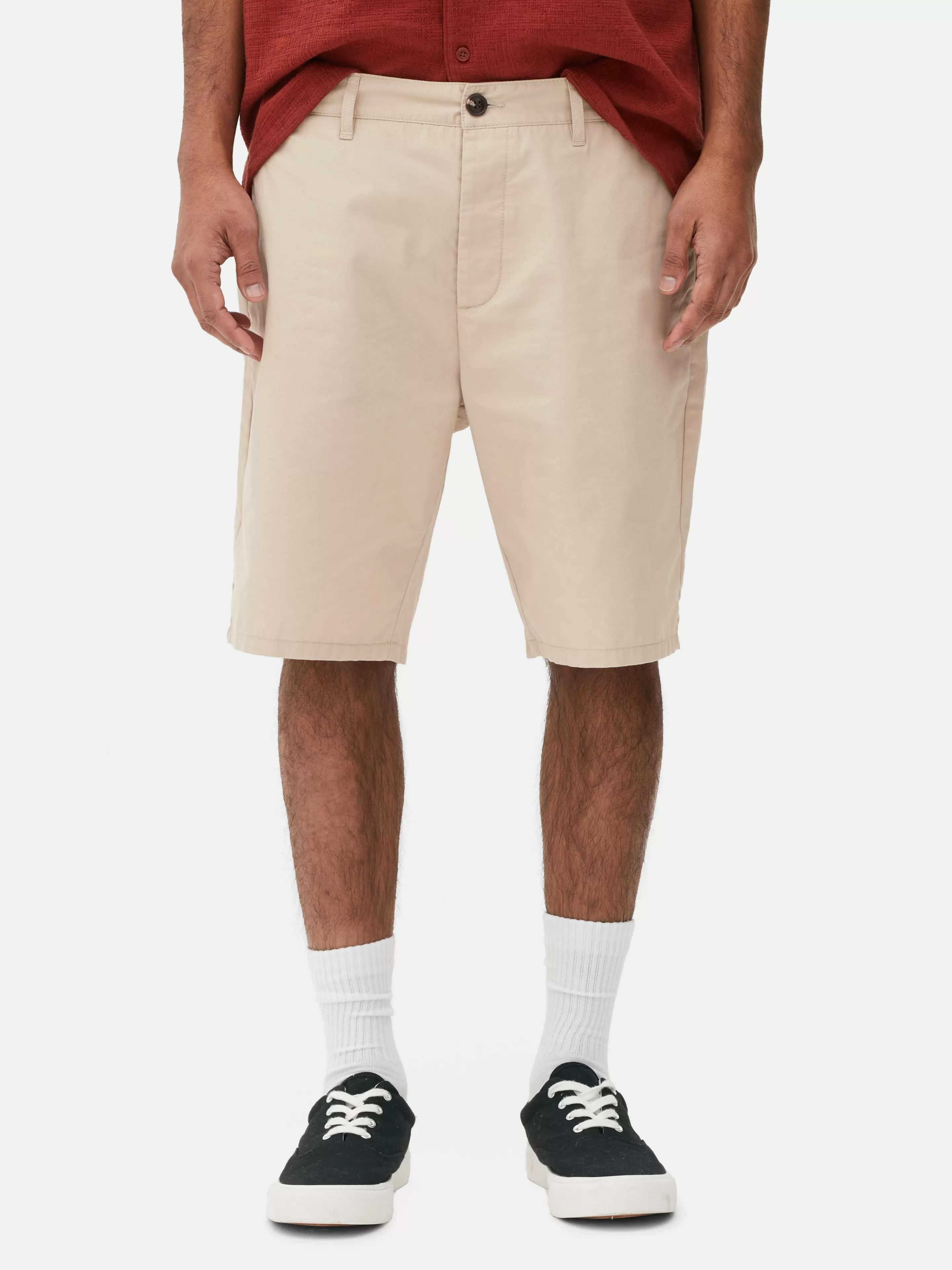 Primark Shorts | Klassische Chino-Shorts Steinfarben