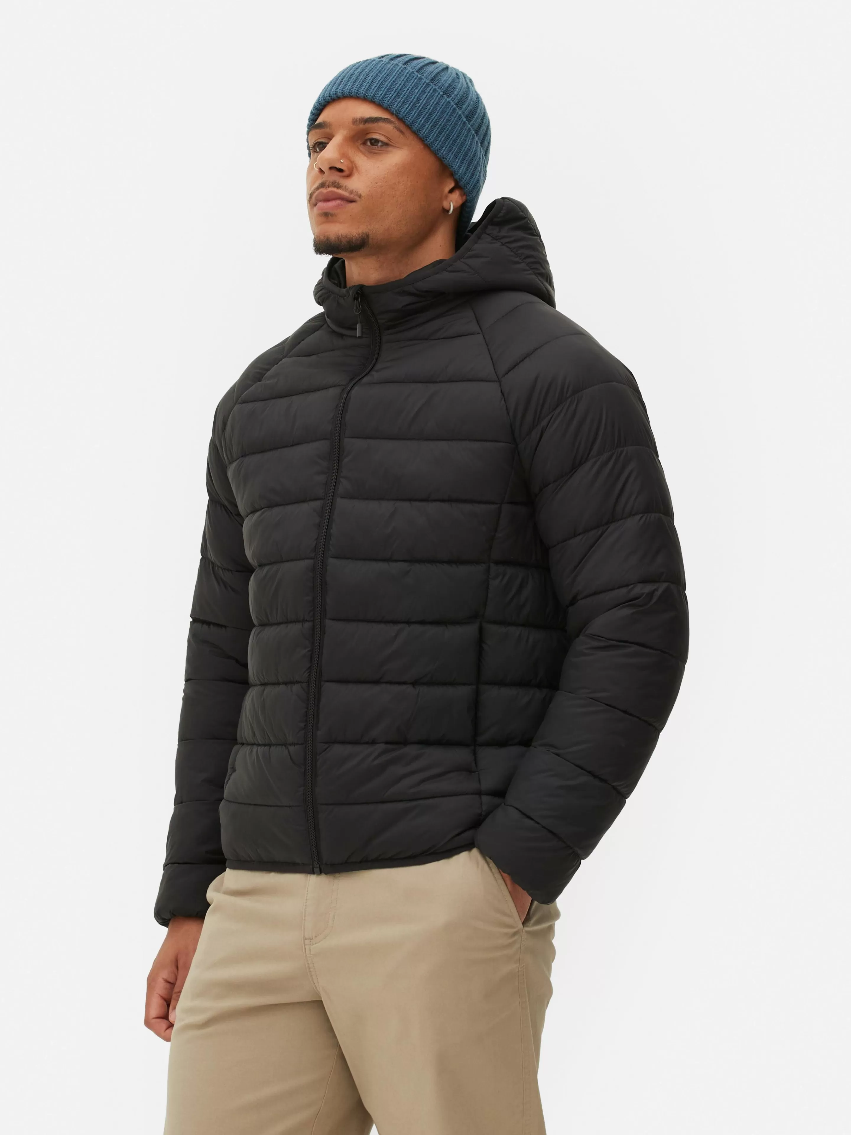 Primark Jacken Und Mäntel | Pufferjacke Mit Kapuze Schwarz
